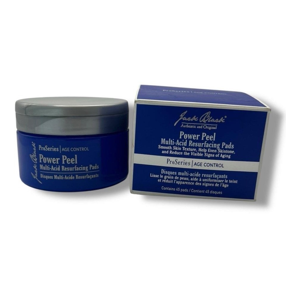 Jack Black - Power Peel Resurfacing Pads (45 Count) - Exfoliating Skincare